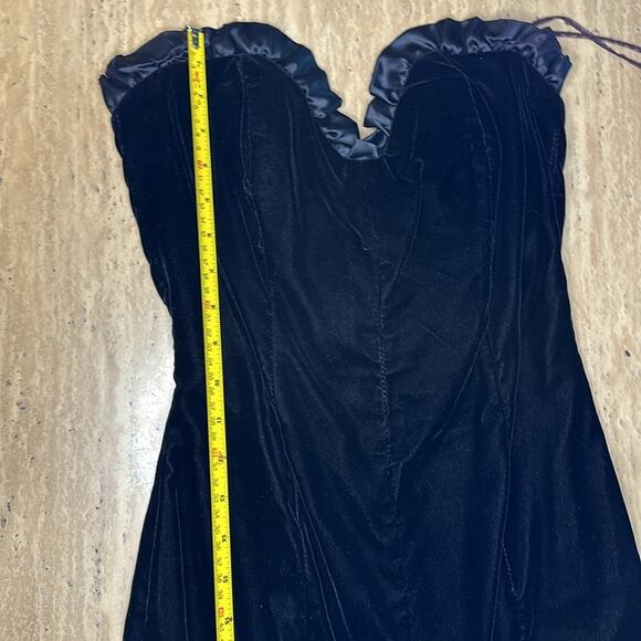 Vintage MIDI Mermaid Tulle Bottom Velvet Base Sequins - Picture 8 of 11